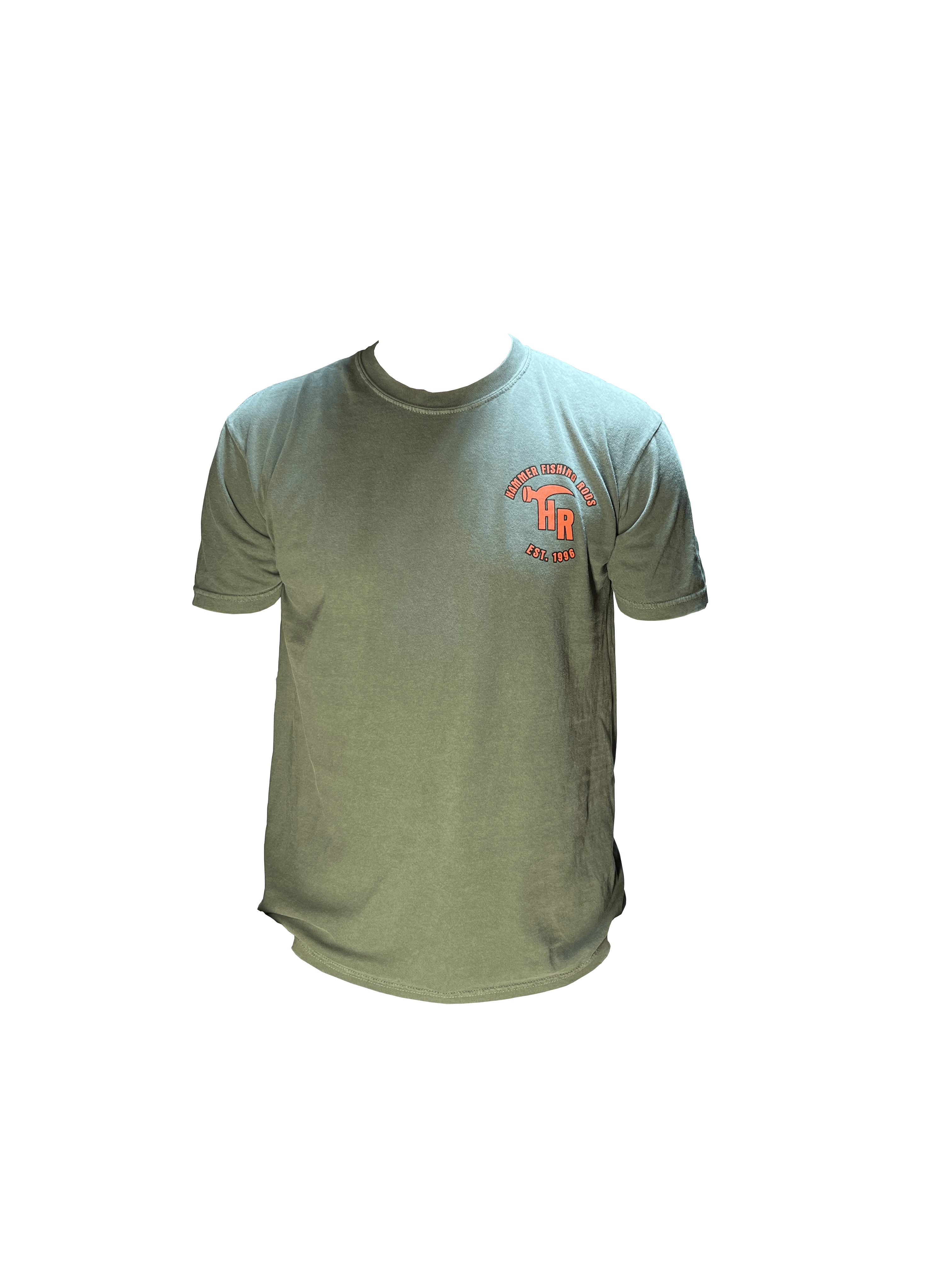 Comfort Colors  Logo T-Shirt - Olive Drab/Orange – Hammer Rods