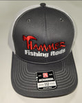 Hammer Trucker Fit Cap - Charcoal and Red - Hammer Rods