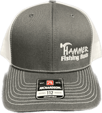 Richardson 112 | Logo Hat - Grey/White - Hammer Rods