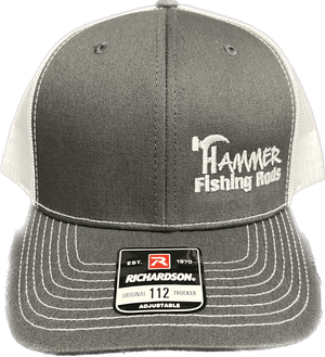 Richardson 112 | Logo Hat - Grey/White - Hammer Rods